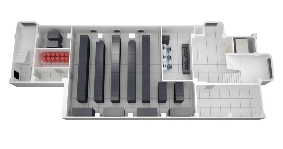 机房3D效果图的作用，机房3D效果图